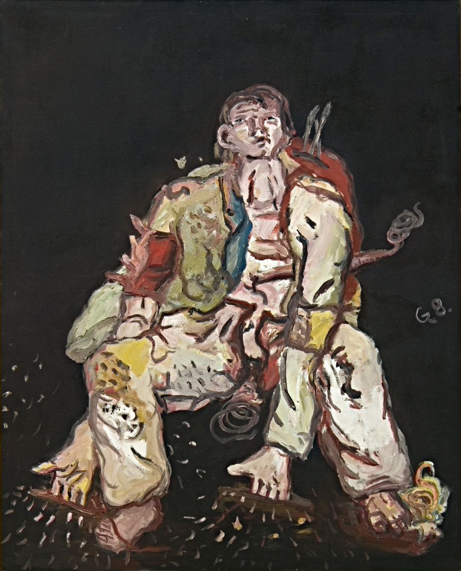 Gemälde von Georg Baselitz, Öl auf Leinwand, 1966, 162 x 130 cm