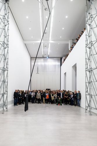 Eröffnung der Ausstellung "Monica Bonvicini. 3612,54 m³ vs 0,05 m³" in der Berlinischen Galerie, 15.9.2017, Foto: Harry Schnitger