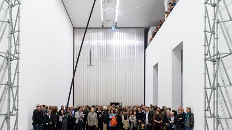 Eröffnung der Ausstellung "Monica Bonvicini. 3612,54 m³ vs 0,05 m³" in der Berlinischen Galerie, 15.9.2017, Foto: Harry Schnitger