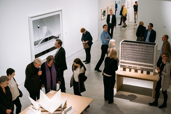 Preview der aktuellen Ausstellungen vor der großen Wiedereröffnung der Berlinischen Galerie, 27.5.2015, Foto: Hannes Wiedemann