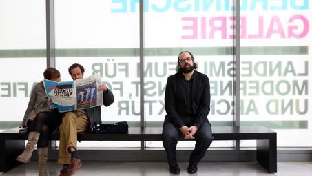 Eröffnung der Ausstellung "Ari Benjamin Meyers. Chamber Music (Vestibule)" in der Berlinischen Galerie, 27.4.2013, Foto: Jirka Jansch