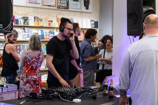 Eröffnung der Ausstellung "Andreas Greiner. Agentur des Exponenten", GASAG Kunstpreis 2016 in der Berlinischen Galerie, 14.9.2016, Foto: Harry Schnitger