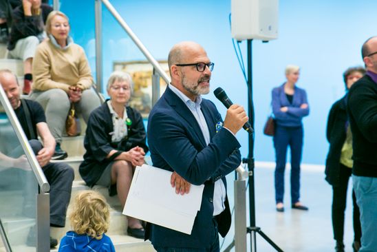 Eröffnung der Ausstellung "realities:united. Fazit" in der Berlinischen Galerie, 26.4.2019, Foto: Dovilė Aleksaitė