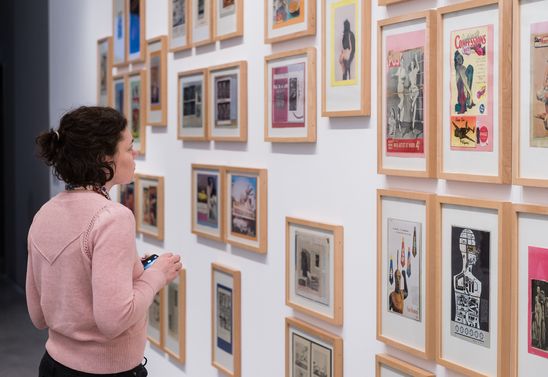 Eröffnung der Ausstellung "Eduardo Paolozzi. Lots of Pictures, Lots of Fun" in der Berlinischen Galerie, 8.2.2018, Foto: Harry Schnitger