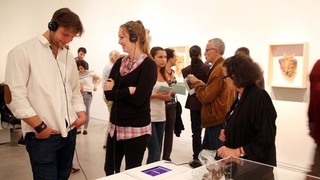 Eröffnung der Ausstellung "Dada Afrika. Dialog mit dem Fremden" in der Berlinischen Galerie, 4.8.2016, Foto: Amin Akhtar