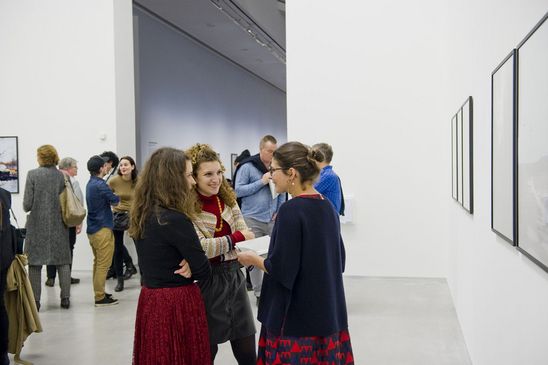 Eröffnung der Ausstellung "Cyrill Lachauer. What do you want here" in der Berlinischen Galerie, 2.11.2017, Foto: Benjamin Pritzkuleit