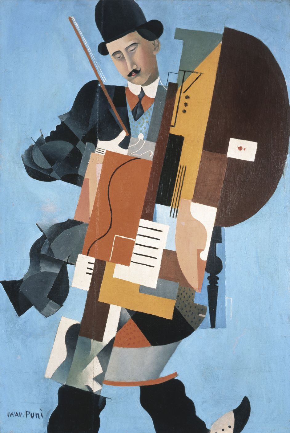 Iwan Puni, Synthetischer Musiker, 1921, Berlinische Galerie