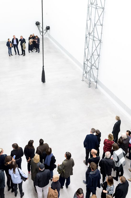 Eröffnung der Ausstellung "Monica Bonvicini. 3612,54 m³ vs 0,05 m³" in der Berlinischen Galerie, 15.9.2017, Foto: Harry Schnitger