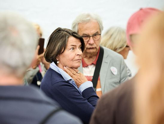 Rundgang auf der 10. Berlin Biennale für Mitglieder des Fördervereins, 13.6.2018, Foto: Hannes Wiedemann