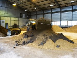 Photo: Priming the clay