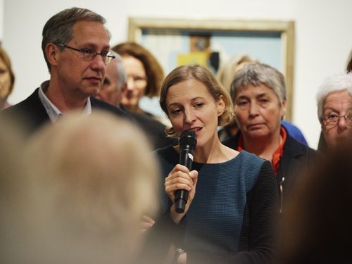 Preview zur Ausstellung "Freiheit. Die Kunst der Novembergruppe 1918–1935", 7.11.2018, Foto: Hannes Wiedemann Preview zur Ausstellung "Freiheit. Die Kunst der Novembergruppe 1918–1935", 7.11.2018, Foto: Hannes Wiedemann