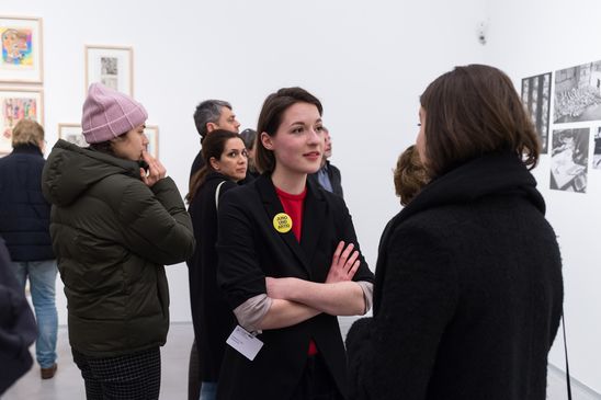 Eröffnung der Ausstellung "Eduardo Paolozzi. Lots of Pictures, Lots of Fun" in der Berlinischen Galerie, 8.2.2018, Foto: Harry Schnitger