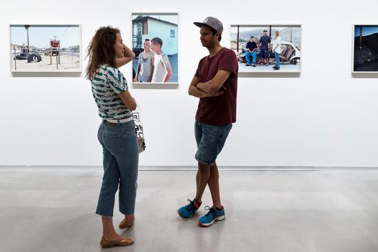 Eröffnung der Ausstellung "Fotografierte Ferne. Fotografen auf Reisen (1880–2015)" in der Berlinischen Galerie, 18.5.2017, Foto: Harry Schnitger