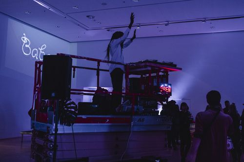Eröffnung von "Raphaela Vogel. Son of a Witch" in der Berlinischen Galerie im Rahmen von Videoart at Midnight, 29.11.2018, Foto: Pauline Ruthe Eröffnung von "Raphaela Vogel. Son of a Witch" in der Berlinischen Galerie im Rahmen von Videoart at Midnight, 29.11.2018, Foto: Pauline Ruthe
