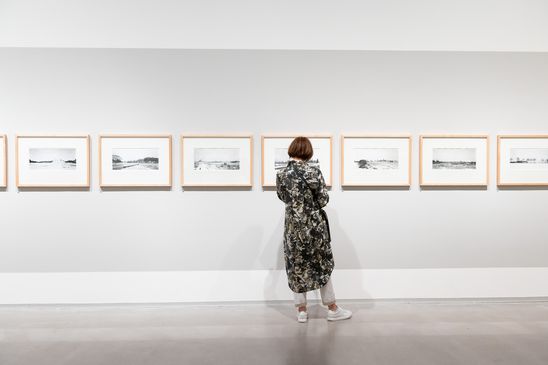 Künstlergespräch mit André Kirchner in der Ausstellung "Stadtrand Berlin" in der Berlinischen Galerie, 5.6.2019, Foto: Harry Schnitger