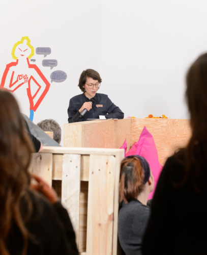 Finissage des Projektraums "Dada ist hier!" in der Berlinischen Galerie, 7.11.2016, Foto: Harry Schnitger Finissage des Projektraums "Dada ist hier!" in der Berlinischen Galerie, 7.11.2016, Foto: Harry Schnitger