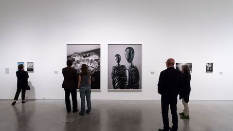 Eröffnung der Ausstellung "Fotografierte Ferne. Fotografen auf Reisen (1880–2015)" in der Berlinischen Galerie, 18.5.2017, Foto: Harry Schnitger