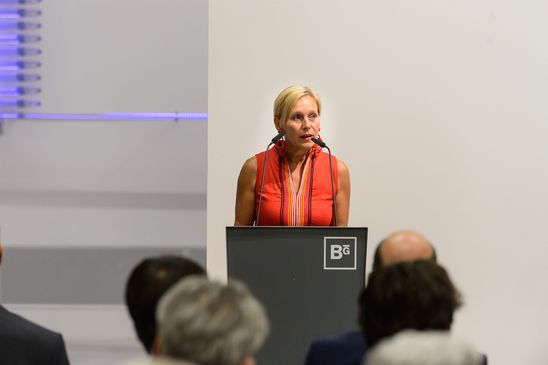 Eröffnung der Ausstellung "Andreas Greiner. Agentur des Exponenten", GASAG Kunstpreis 2016 in der Berlinischen Galerie, 14.9.2016, Foto: Harry Schnitger