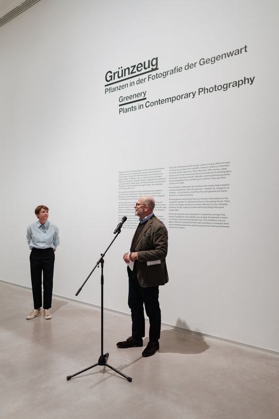 Katia Reich, Leiterin Fotografische Sammlung und Kuratorin der Ausstellung, und Dr. Thomas Köhler, Direktor Berlinische Galerie