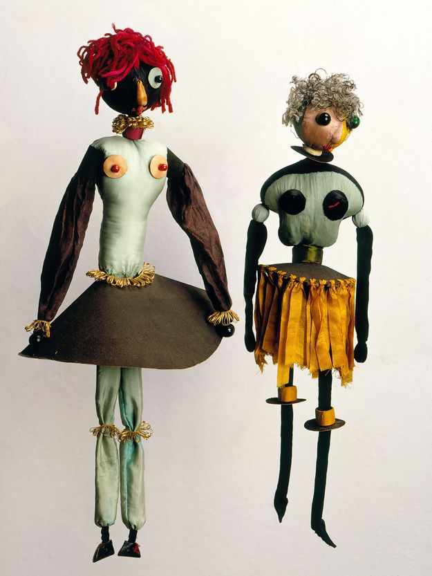 Hannah Höch, DADA-Puppen (Rekonstruktion von Isabel Kork und Barbara Kugel), Original 1916/18