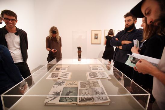 Eröffnung der Ausstellung "Dada Afrika. Dialog mit dem Fremden" in der Berlinischen Galerie, 4.8.2016, Foto: Amin Akhtar