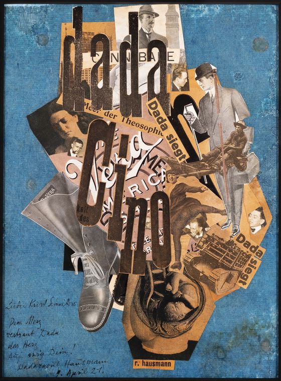 Raoul Hausmann, Dada im gewöhnlichen Leben (Dada Cino), 1920, Privatsammlung, Houston, Texas, © VG Bild-Kunst, Bonn 2025, Repro: © Paul Hester