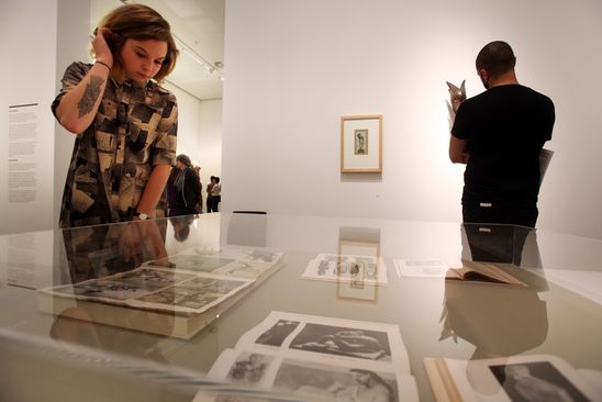 Eröffnung der Ausstellung "Dada Afrika. Dialog mit dem Fremden" in der Berlinischen Galerie, 4.8.2016, Foto: Amin Akhtar