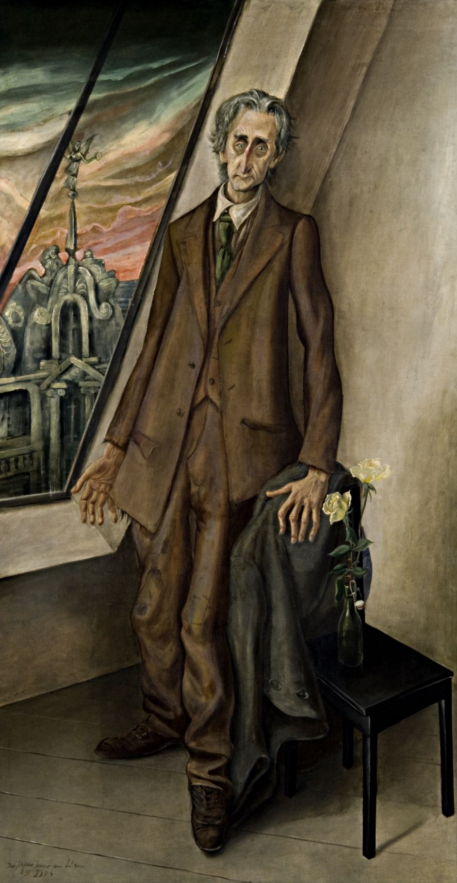 Otto Dix, Der Dichter Iwar von Lücken, 1926