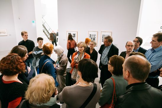 Preview der aktuellen Ausstellungen vor der großen Wiedereröffnung der Berlinischen Galerie, 27.5.2015, Foto: Hannes Wiedemann