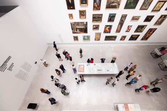 Ausstellungsansicht "Provenienzen. Kunstwerke wandern", Foto: © Harry Schnitger