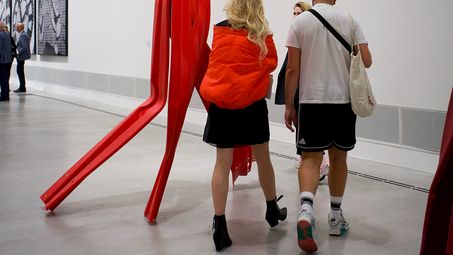 Eröffnung der Ausstellung Bettina Pousttchi. In Recent Years, 11.9.2019, Foto: Catrin Schmitt