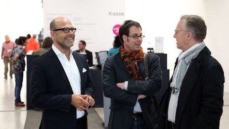 Eröffnung der Ausstellung "Ari Benjamin Meyers. Chamber Music (Vestibule)" in der Berlinischen Galerie, 27.4.2013, Foto: Jirka Jansch
