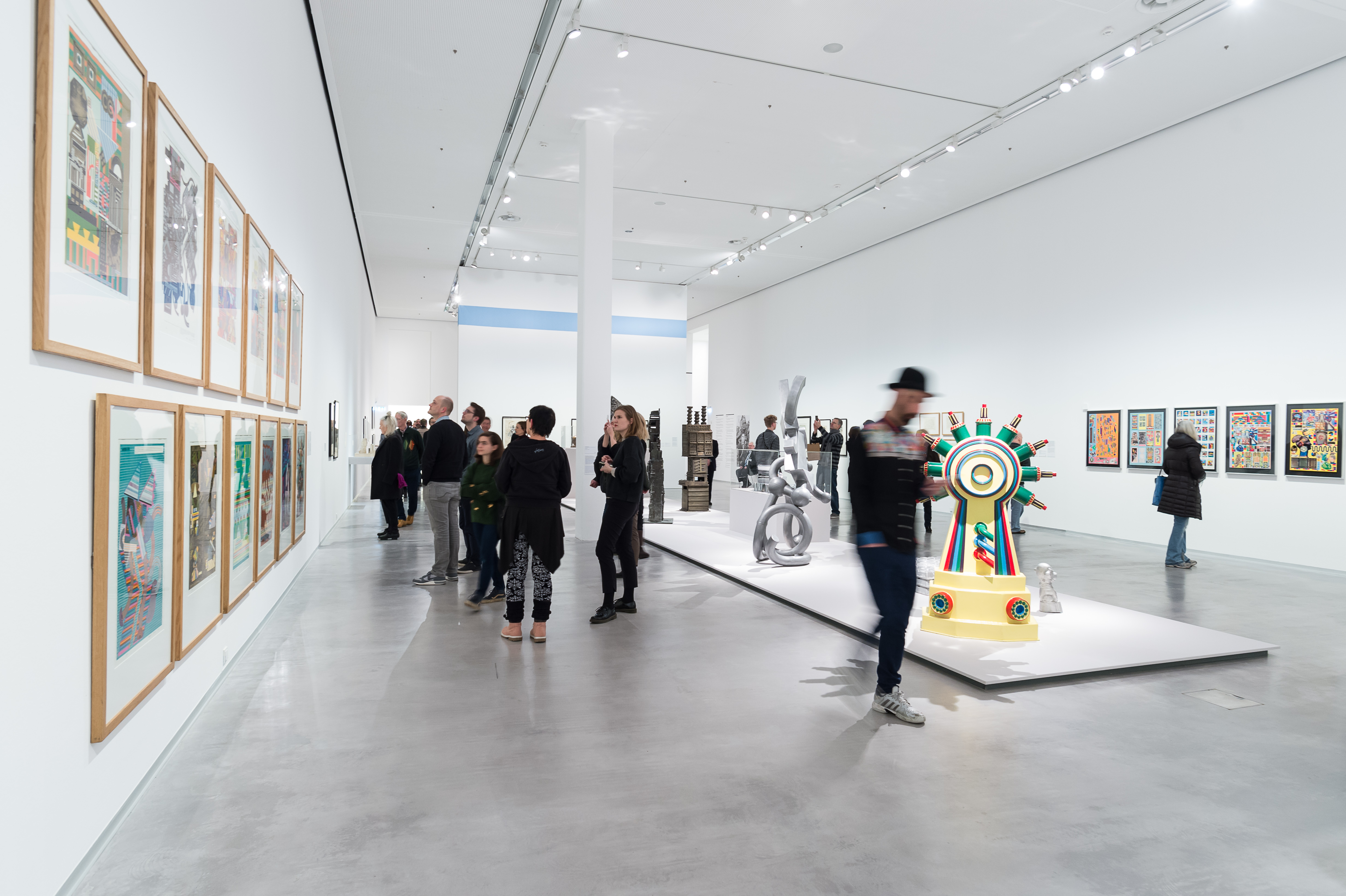 Eröffnung der Ausstellung "Eduardo Paolozzi. Lots of Pictures, Lots of Fun" in der Berlinischen Galerie, 8.2.2018, Foto: Harry Schnitger