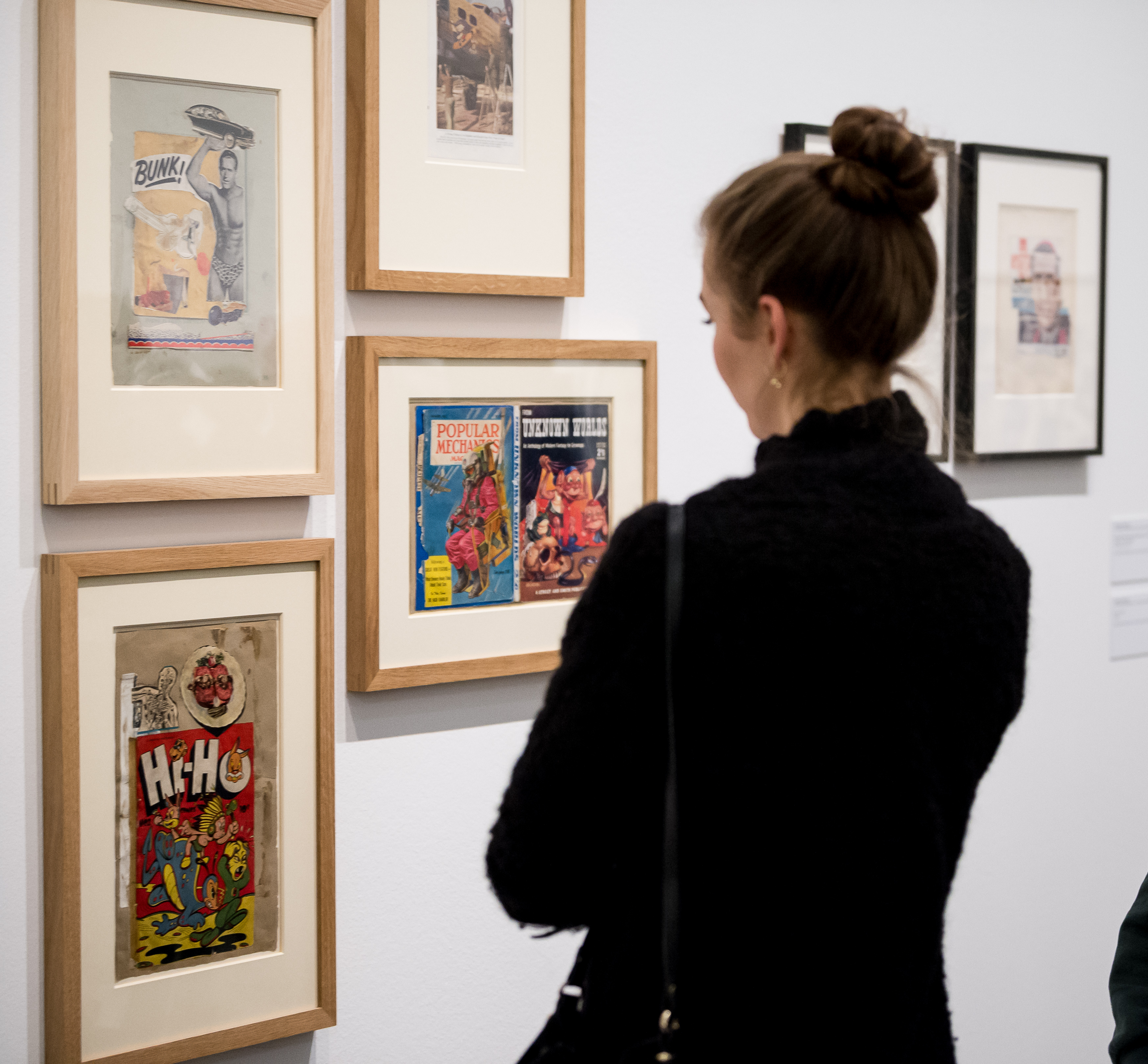 Eröffnung der Ausstellung "Eduardo Paolozzi. Lots of Pictures, Lots of Fun" in der Berlinischen Galerie, 8.2.2018, Foto: Harry Schnitger