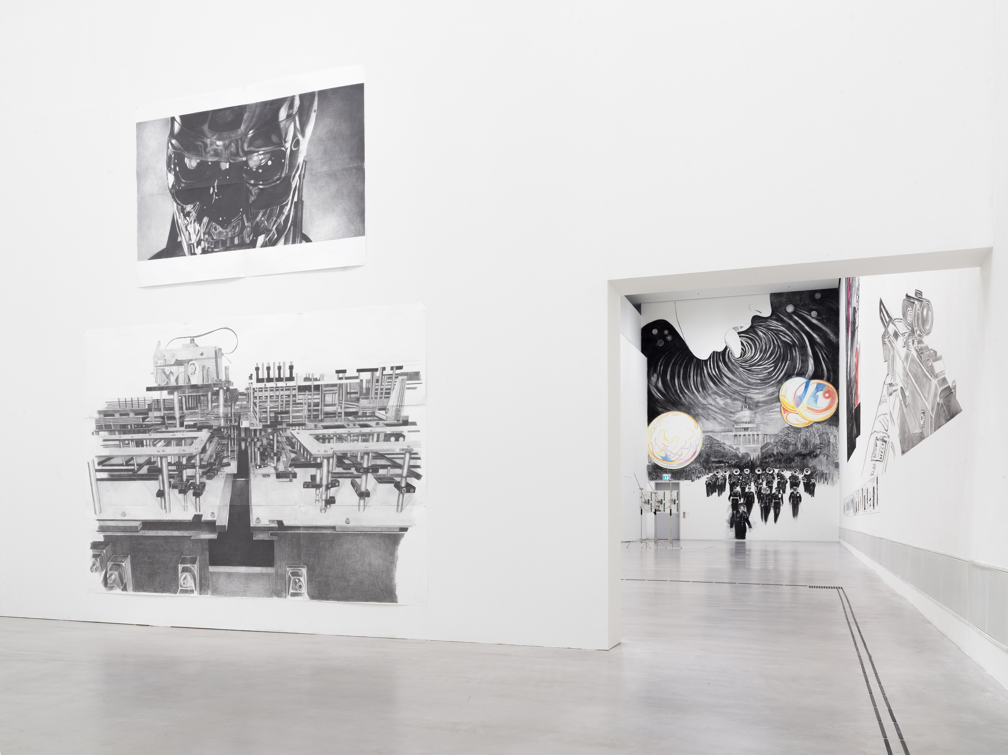 Ausstellungsansicht Marc-Bauer. The Blow-Up Regime. GASAG Kunstpreis 2020, Berlinische Galerie, Foto: © Roman März Ausstellungsansicht Marc-Bauer. The Blow-Up Regime. GASAG Kunstpreis 2020, Berlinische Galerie, Foto: © Roman März