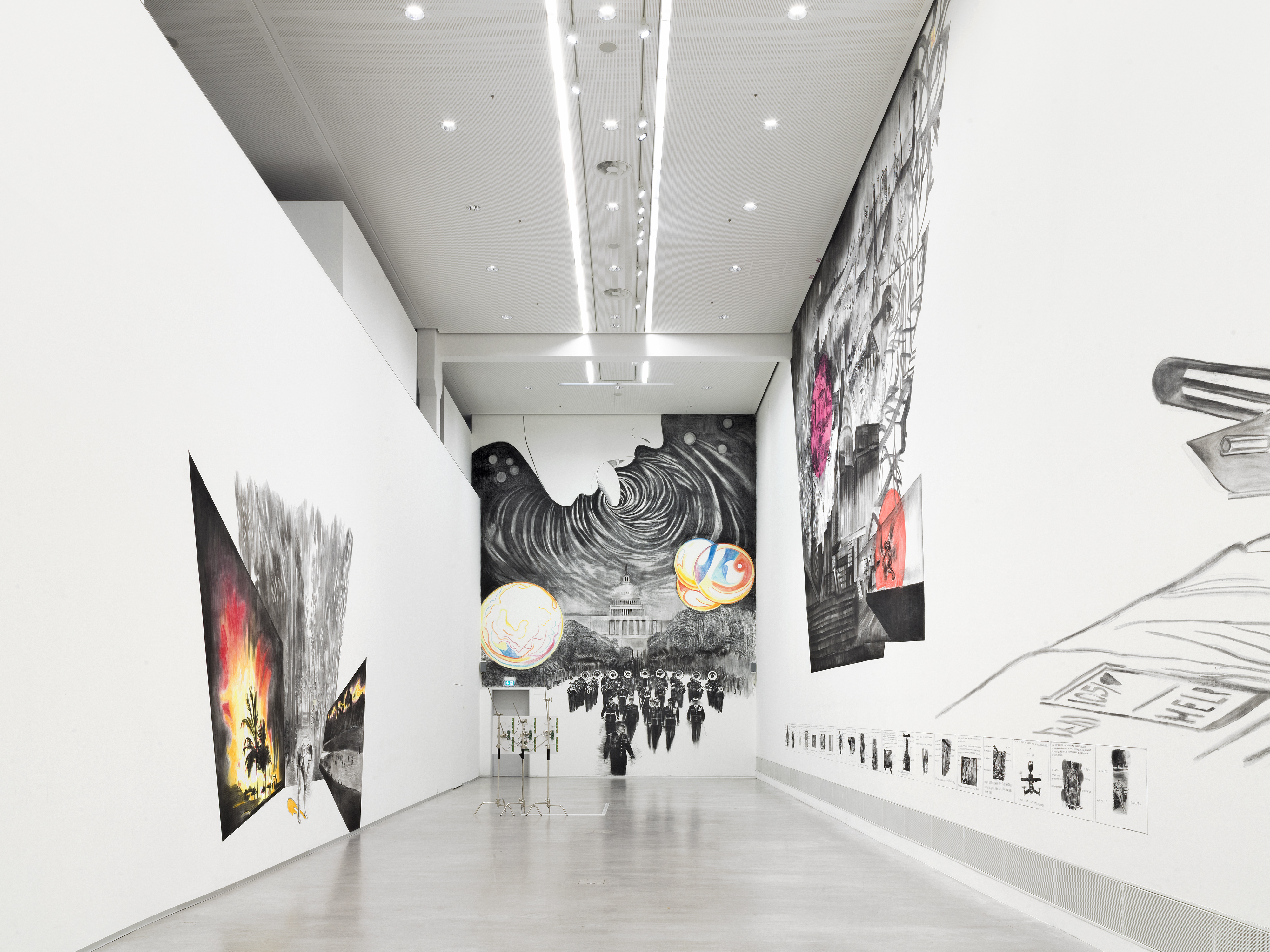 Ausstellungsansicht Marc-Bauer. The Blow-Up Regime. GASAG Kunstpreis 2020, Berlinische Galerie, Foto: © Roman März Ausstellungsansicht Marc-Bauer. The Blow-Up Regime. GASAG Kunstpreis 2020, Berlinische Galerie, Foto: © Roman März