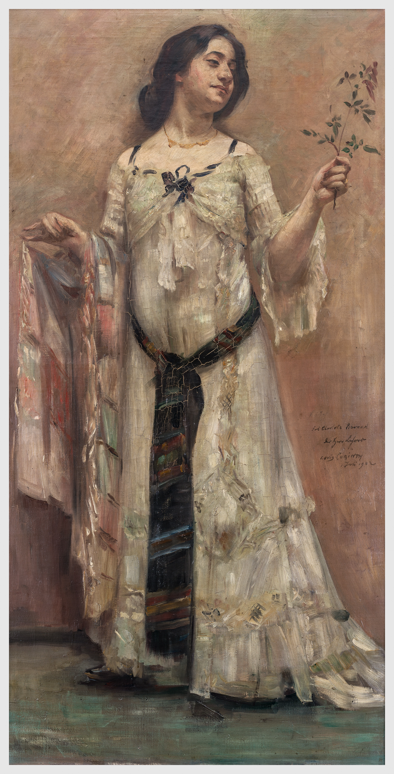 Lovis Corinth, Porträt Charlotte Berend im weißen Kleid, 1902, © Sammlung Stiftung Stadtmuseum Berlin, Foto: Oliver Ziebe, Berlin